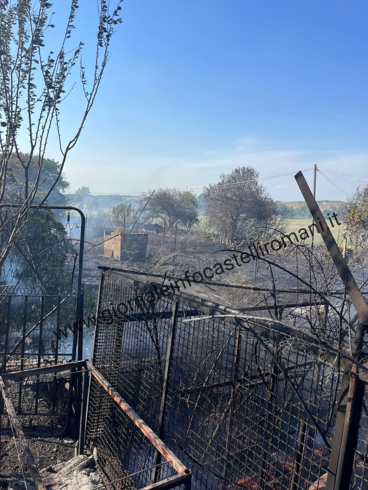 Roma, aggiornamento sul vasto incendio a Capannelle: Vigili del Fuoco e Protezione Civile in azione