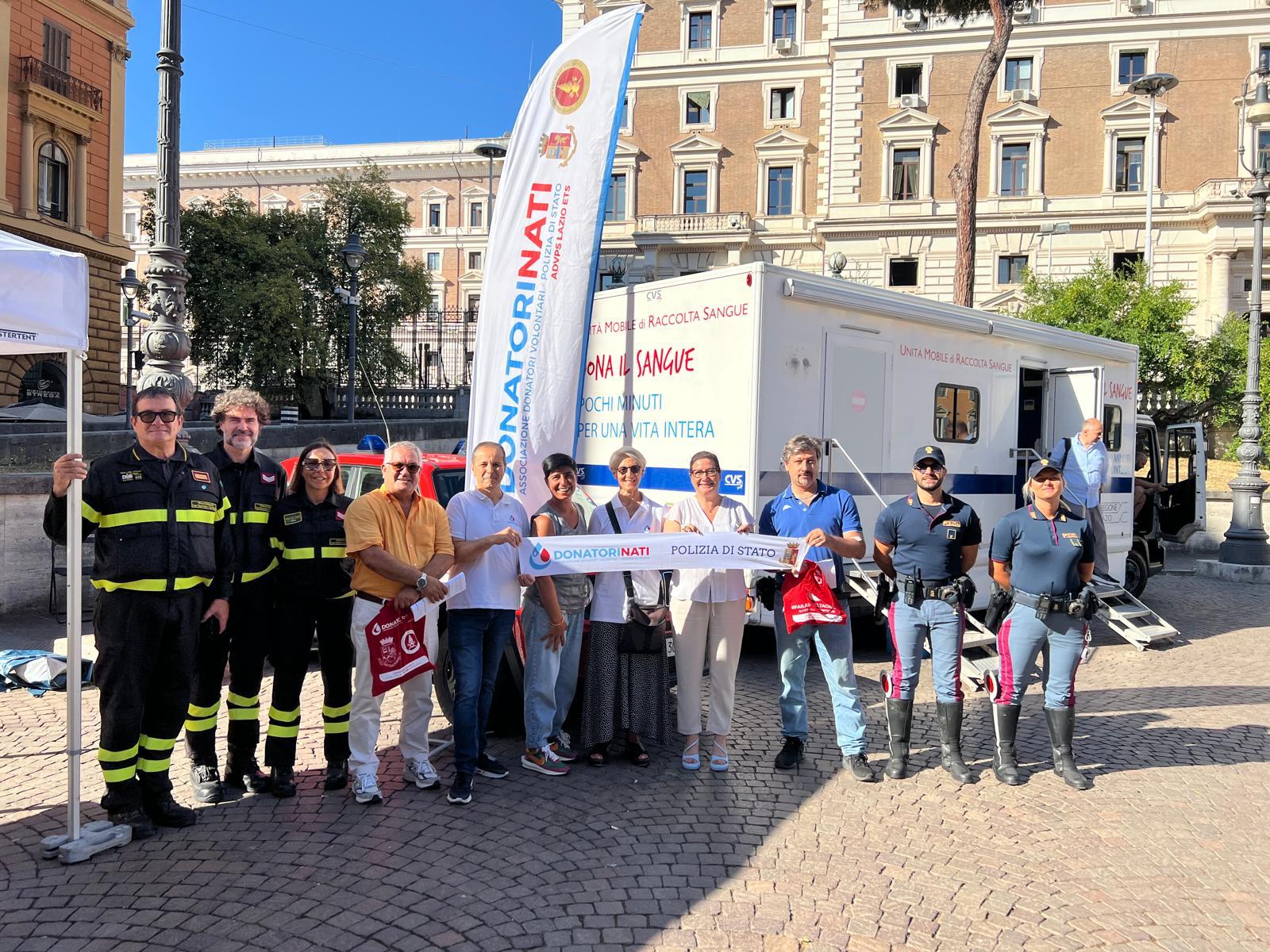 Roma, donazione di sangue organizzata dall’associazione DonatoriNati Lazio ODV