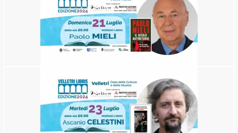 Velletri, successo a “Velletri Libris”: due sold out in due Giorni al Chiostro per Paolo Mieli e Ascanio Celestini