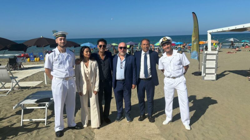 Ardea, inaugurata la spiaggia inclusiva sul lungomare degli ardeatini