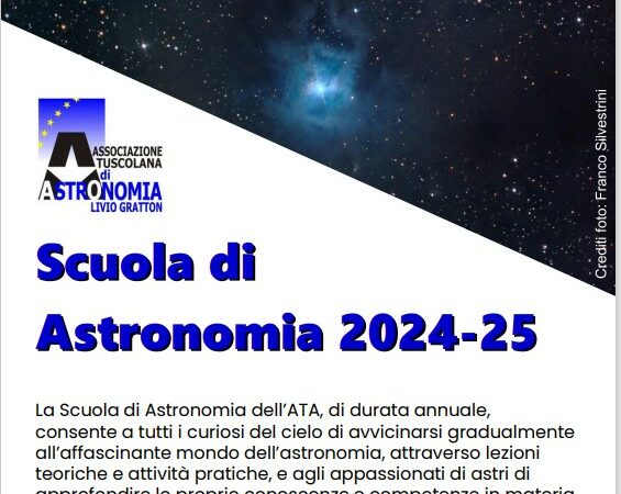 Rocca di Papa, al via a ottobre la nuova edizione della Scuola di Astronomia