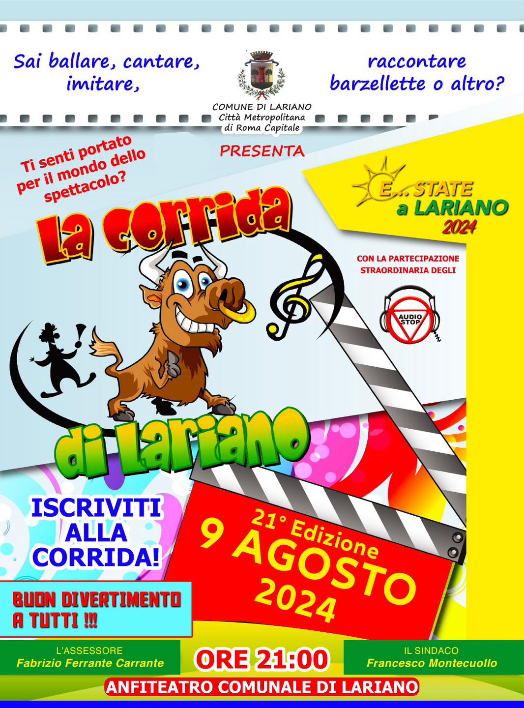 “La Corrida di Lariano”: l’evento del 9 agosto, alle ore 21