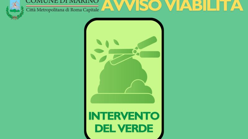 Marino, avviso modifica alla viabilità dal 16 al 21 settembre