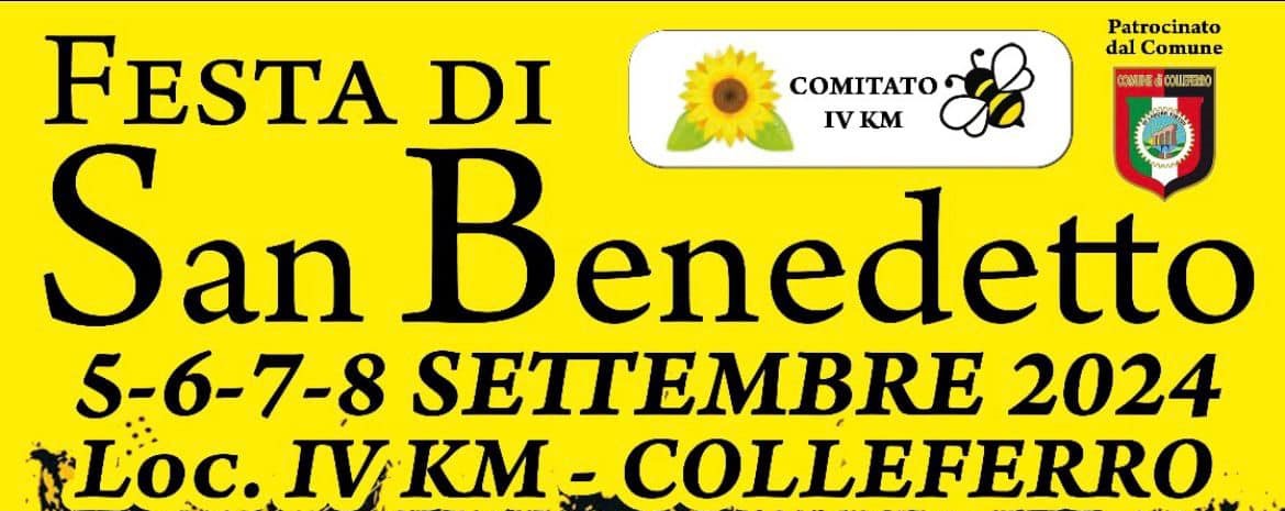 Colleferro, Festa del Quartiere San Benedetto: quattro giorni di divertimento e tradizioni