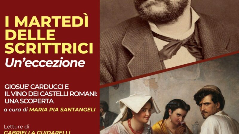 Grottaferrata, “Martedì delle Scrittrici”: Maria Pia Santangeli racconta Giosuè Carducci e il vino dei Castelli Romani