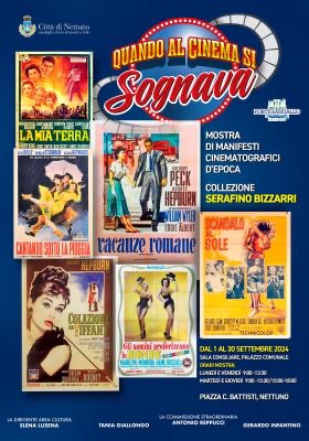 Nettuno, mostra di manifesti cinematografici anni ’30, ’40 e ’50 e proiezione film 