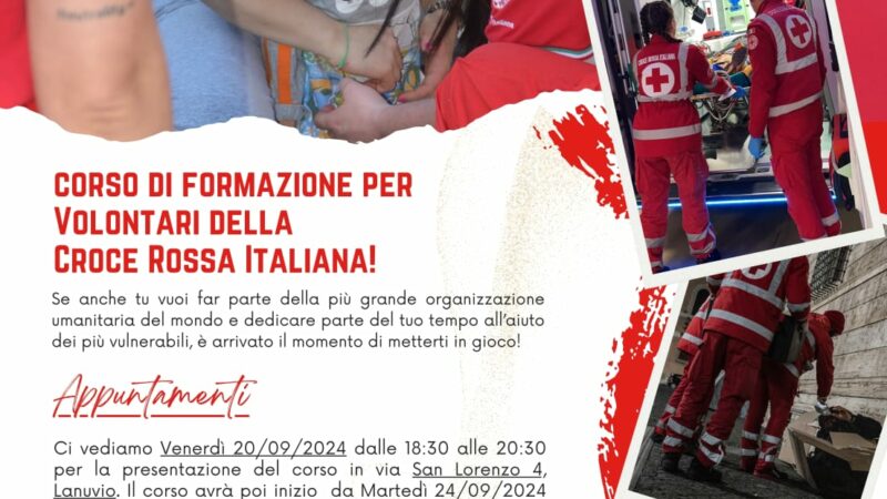 Lanuvio, parte il nuovo Corso di formazione per i nuovi volontari, interessati a dedicare il loro tempo al primo soccorso