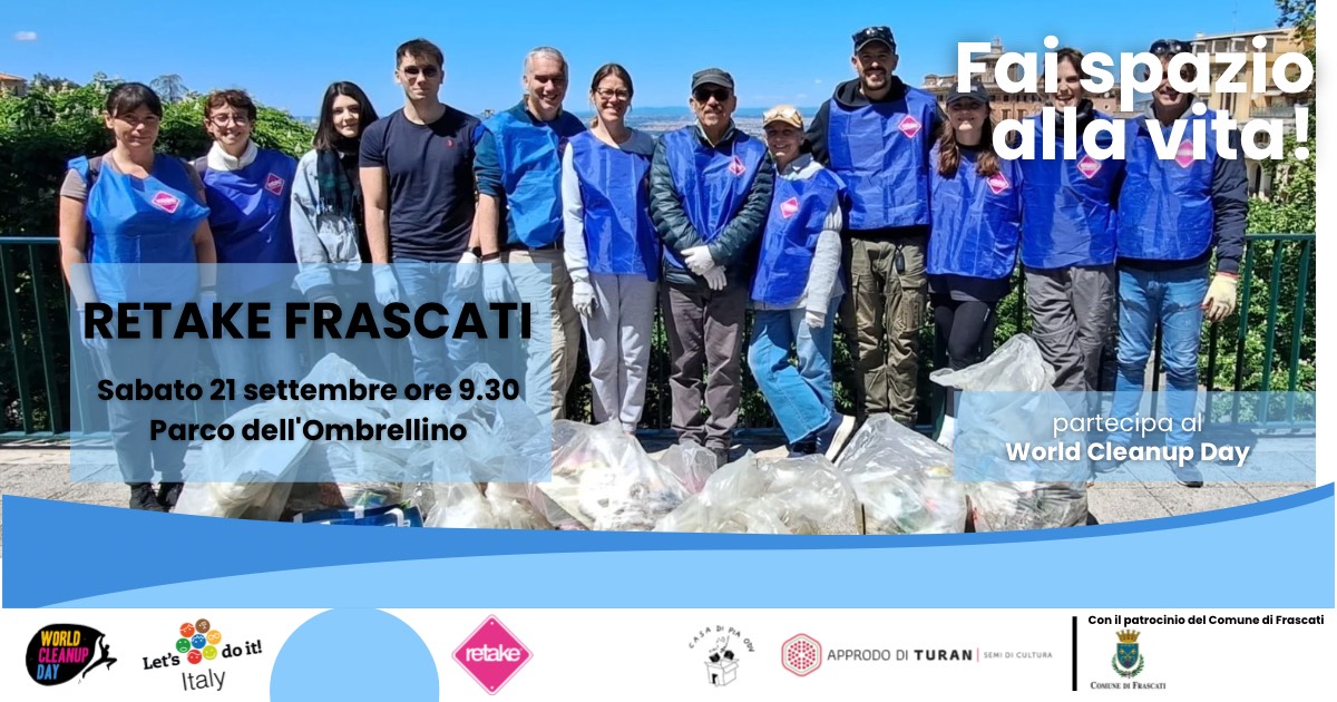 Frascati, World Cleanup Day 2024