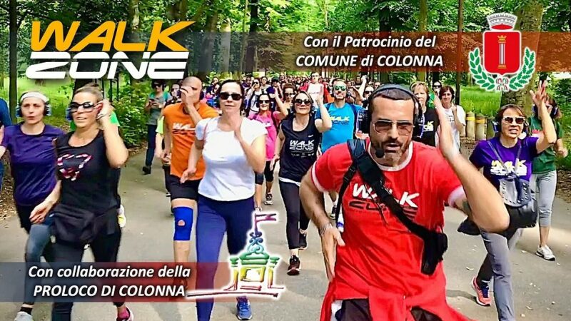 Colonna, imperdibile evento per il benessere fisico e mentale: WalkZone – Castelli Romani “Colonna al Tramonto”