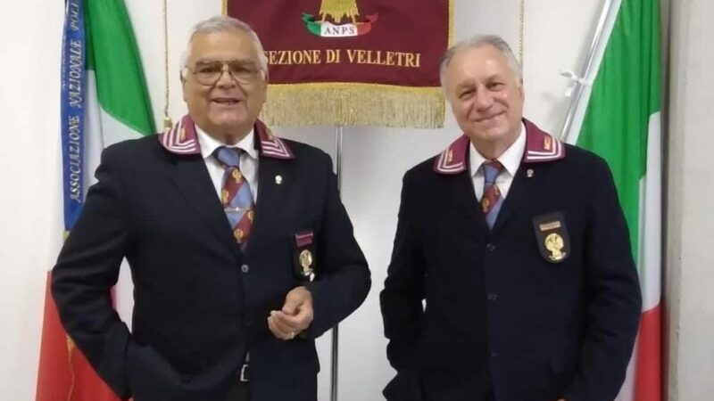 Velletri, l’elogio del presidente Anps Capasso al gran lavoro del segretario Mariano Petta