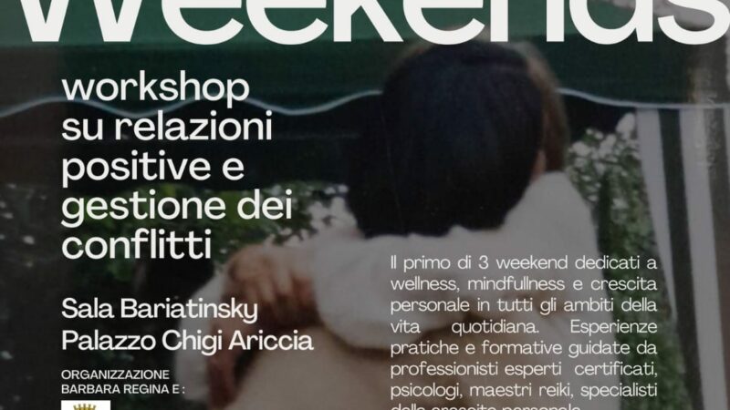 Ariccia, nell’ambito della Rassegna “Ariccia da Amare”, partito il progetto “Wellness Ariccia’s Weekends”