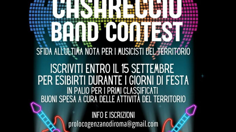 Genzano di Roma, “Casareccio Band Contest”: il contest musicale per la Festa del Pane Casareccio IGP