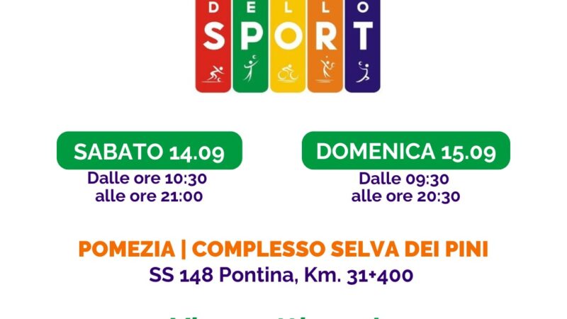 Pomezia, Il Ministro Abodi inaugura il Villaggio dello Sport