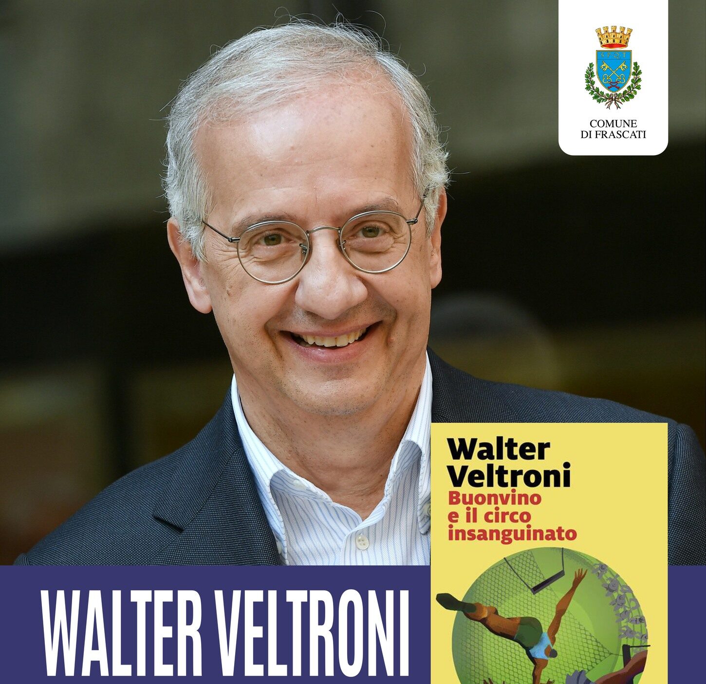 Frascati, incontro con Walter Veltroni alle Scuderie Aldobrandini