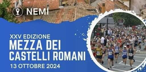 Genzano, XXV edizione della “Mezza Maratona dei Castelli Romani”