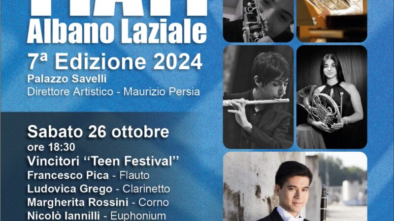 Albano Laziale, grande musica e artisti straordinari per la chiusura del Festival Fiati 2024