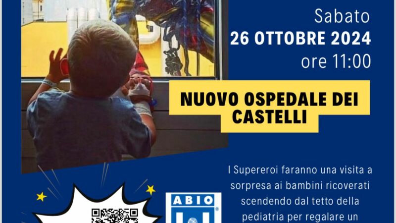 Ariccia, Ospedale dei Castelli: un sabato di speranza e sorrisi con i supereroi acrobati