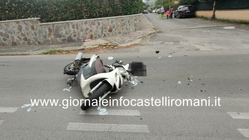 Grottaferrata, grave incidente stradale in via XXIV Maggio ferito un 43enne di Albano