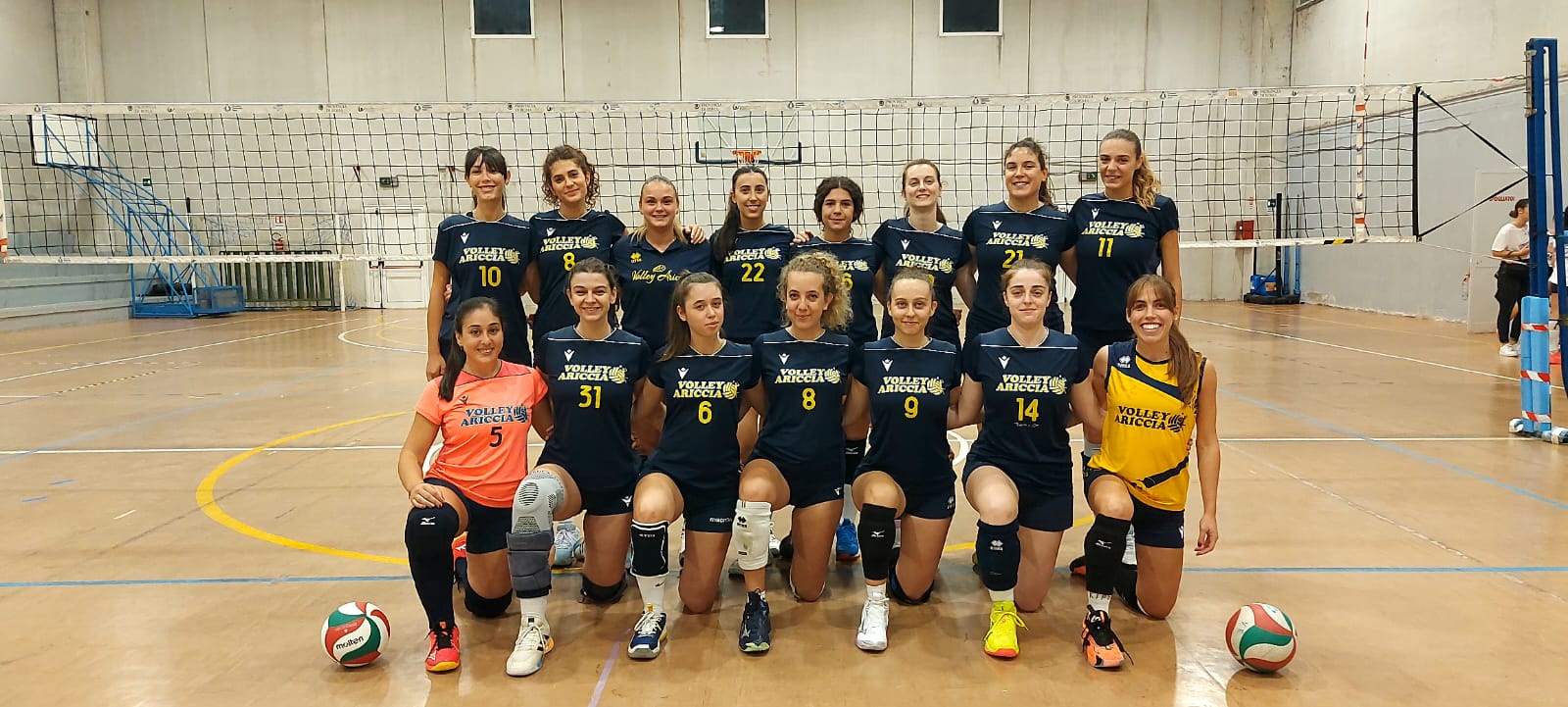 Ariccia, Domenica 13 Ottobre inizia il Campionato di Volley Femminile Serie D. Le ragazze “Giallo Blu” pronte a migliorare i loro risultati della scorsa stagione