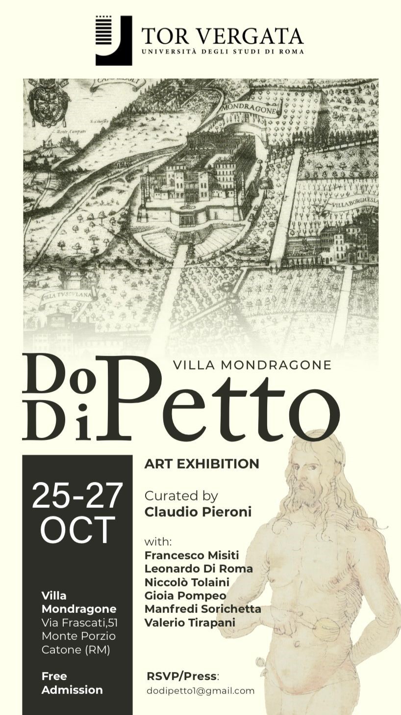 Monte Porzio Catone, “Do di Petto”: mostra d’arte contemporanea a Villa Mondragone