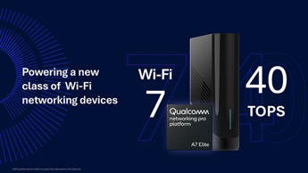 Qualcomm lancia Networking Pro A7 Elite, intelligenza artificiale nelle reti domestiche