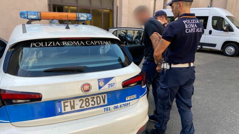 Roma, Polizia Locale: due arresti in 24 ore. Un ricercato per furto fermato in zona Tiburtina