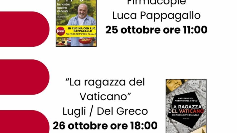 Frascati, Un fine settimana tra cucina e misteri alla Libreria Ubik Cavour