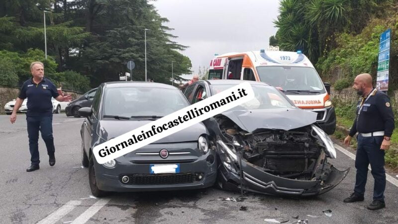 Genzano, incidente tra via Appia Nuova e via Appia Vecchia ferita una donna