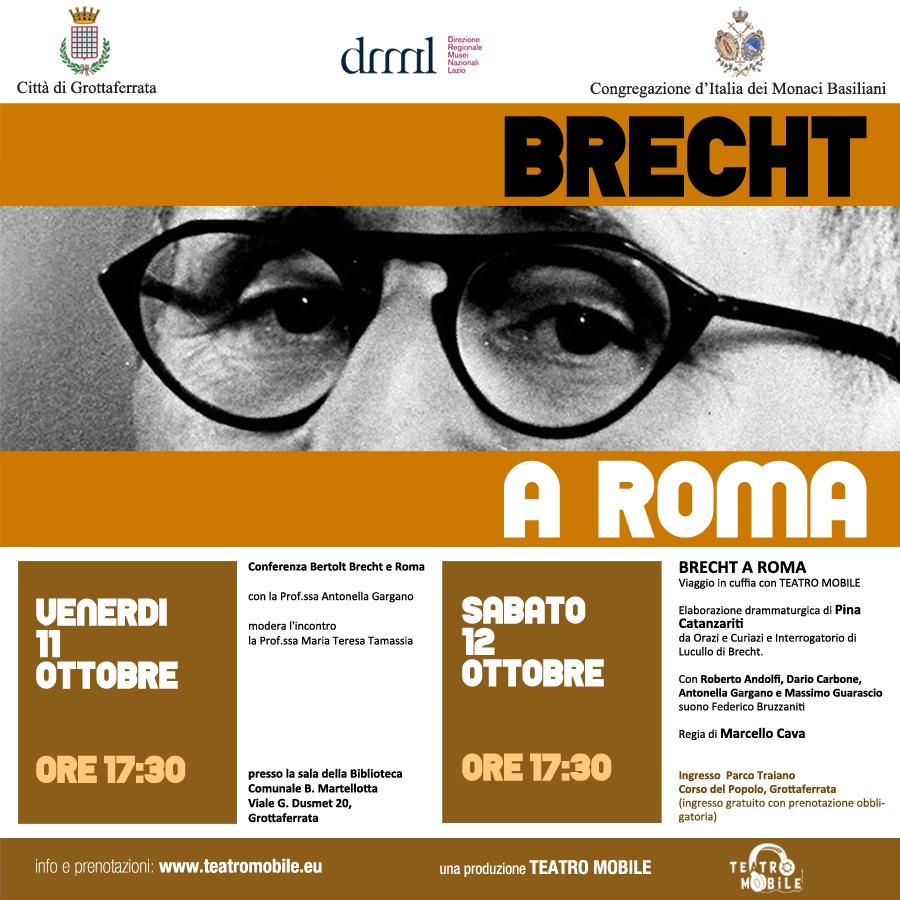 Brecht a Roma: Conferenza e teatro a Grottaferrata