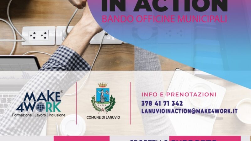 Lanuvio in Action, tra coworking e supporto alle associazioni del terzo settore per i Castelli Romani