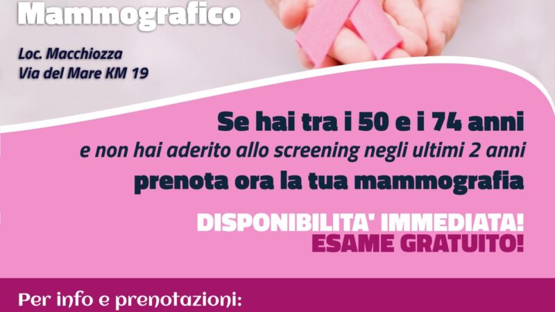 Pomezia, Asl Roma 6: nuovo centro per lo screening senologico