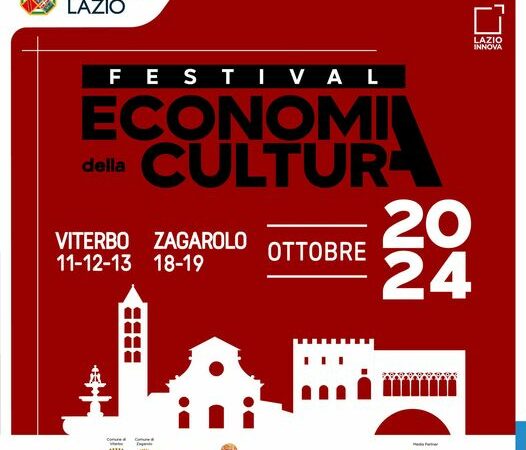 Zagarolo, “Festival Economia della Cultura”: 18 e 19 ottobre 2024, nello spazio attivo LOIC di Palazzo Rospigliosi