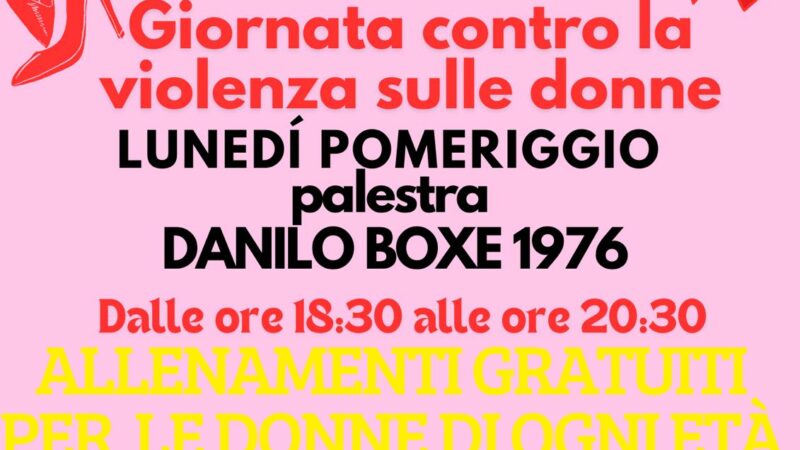 Ariccia, sport e consapevolezza: allenamenti gratuiti contro la violenza sulle donne nella palestra”Danilo Boxe 1976″