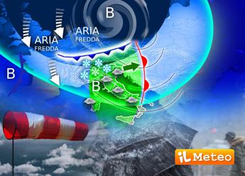 Arriva l’inverno con piogge, vento e neve: cambia tutto da mercoledì