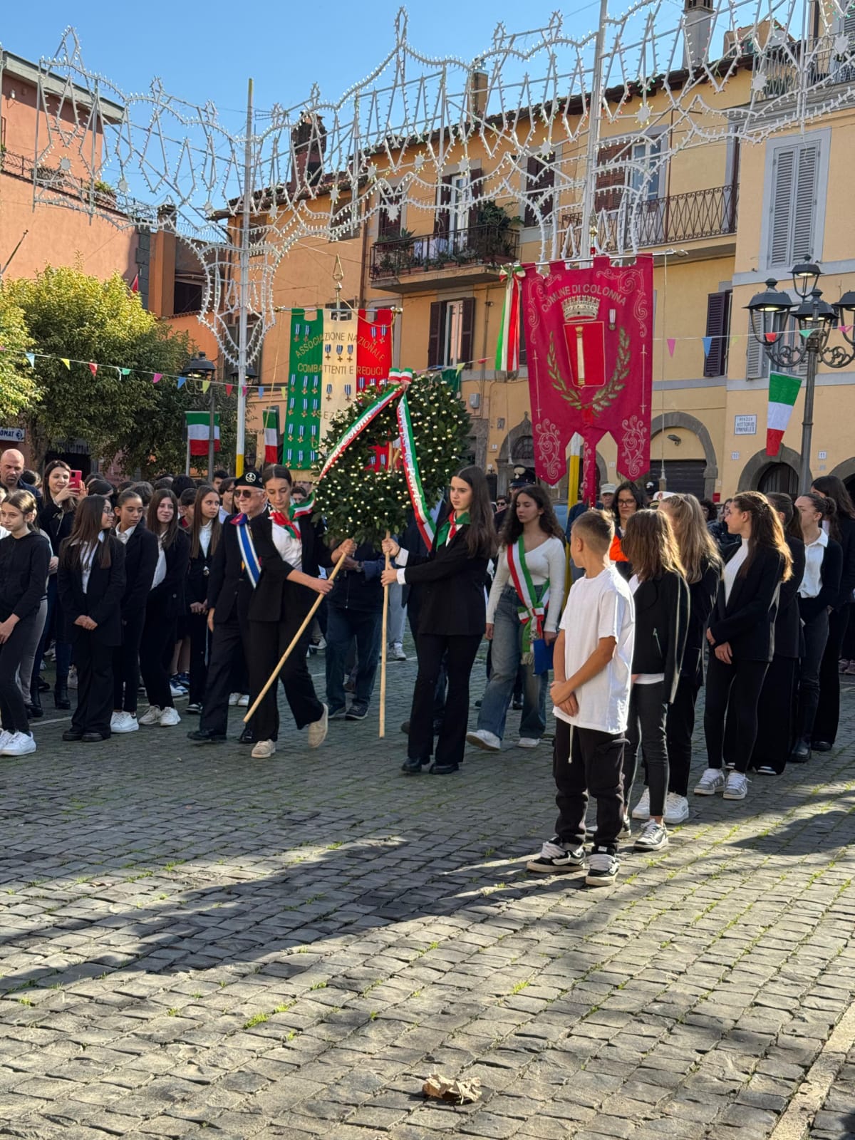 Colonna, anche gli studenti del Gulluni partecipano alla Celebrazione del 4 Novembre