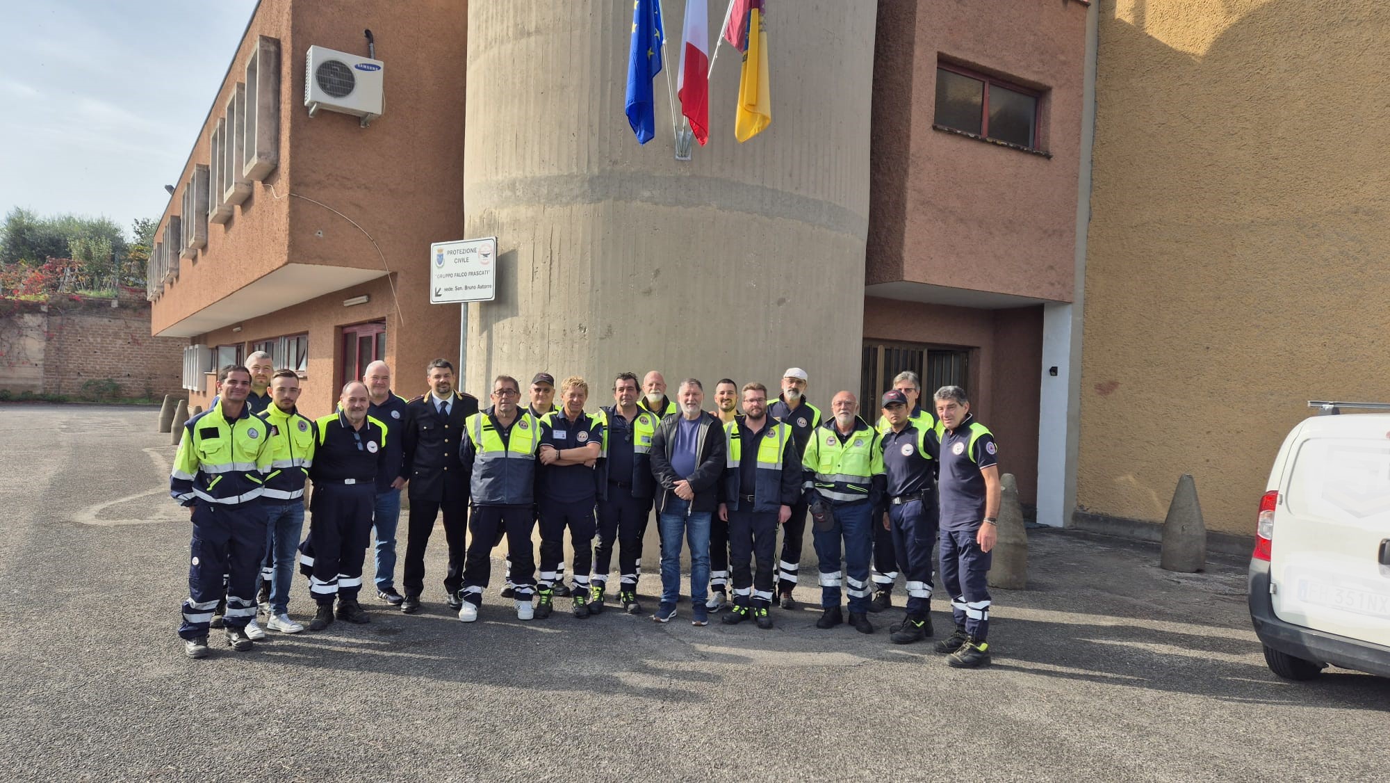 Frascati, gemellaggio tra i Gruppi di Protezione Civile “Falco” e Collalto Sabino