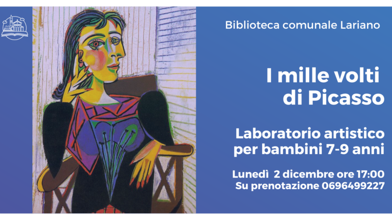 Lariano, laboratori artistici per bambini: scoprendo Picasso e i cubisti in Biblioteca