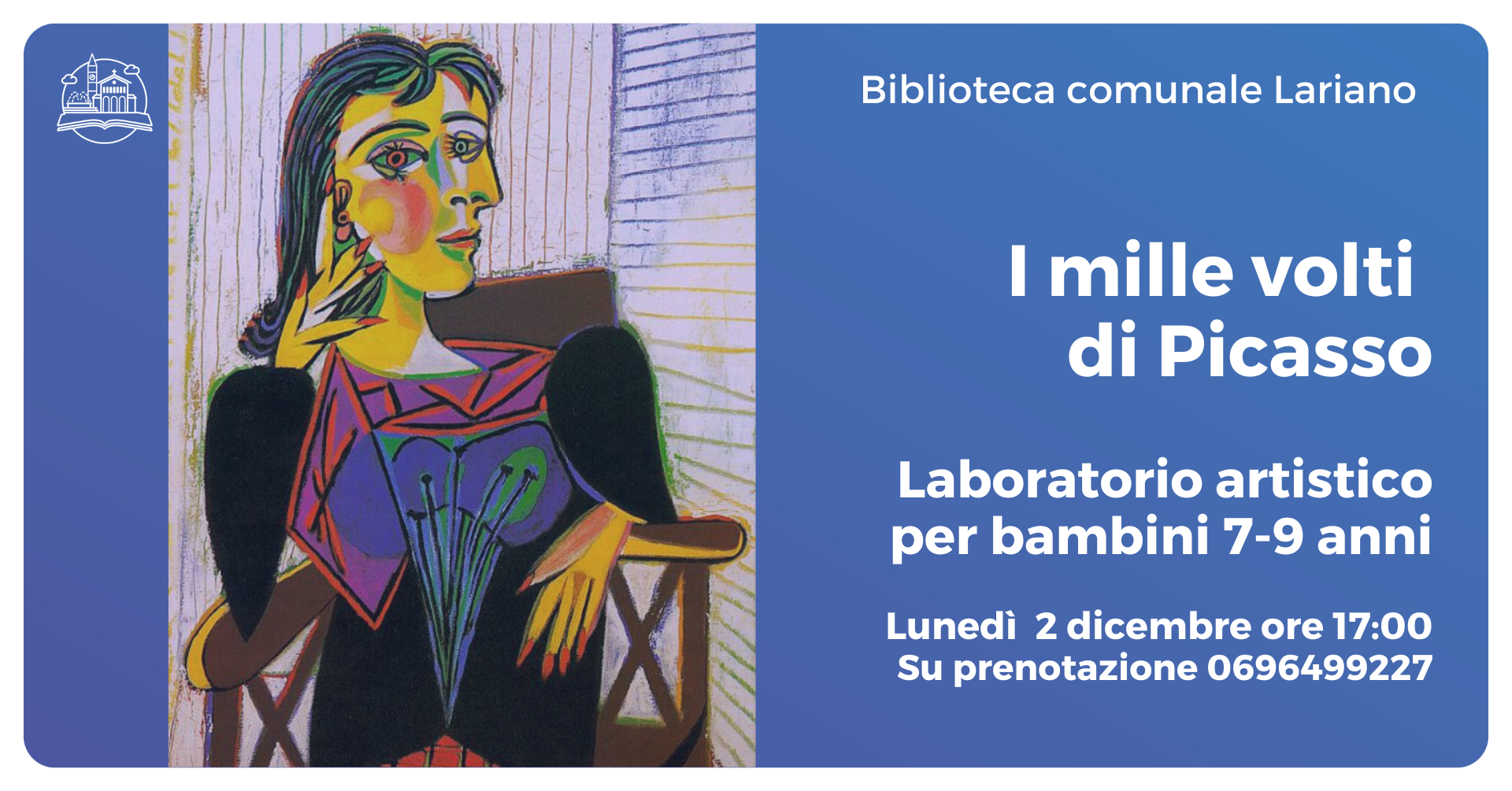 Lariano, laboratori artistici per bambini: scoprendo Picasso e i cubisti in Biblioteca