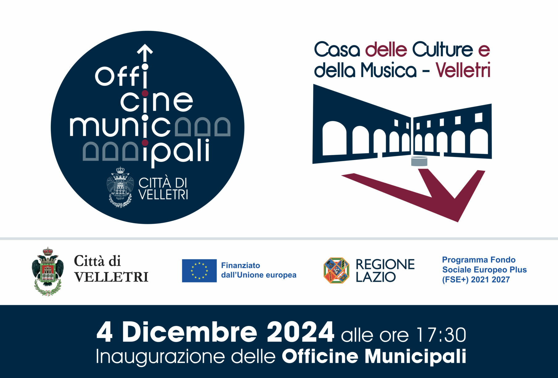 Velletri, dal 4 dicembre al via il progetto “Officine Municipali”