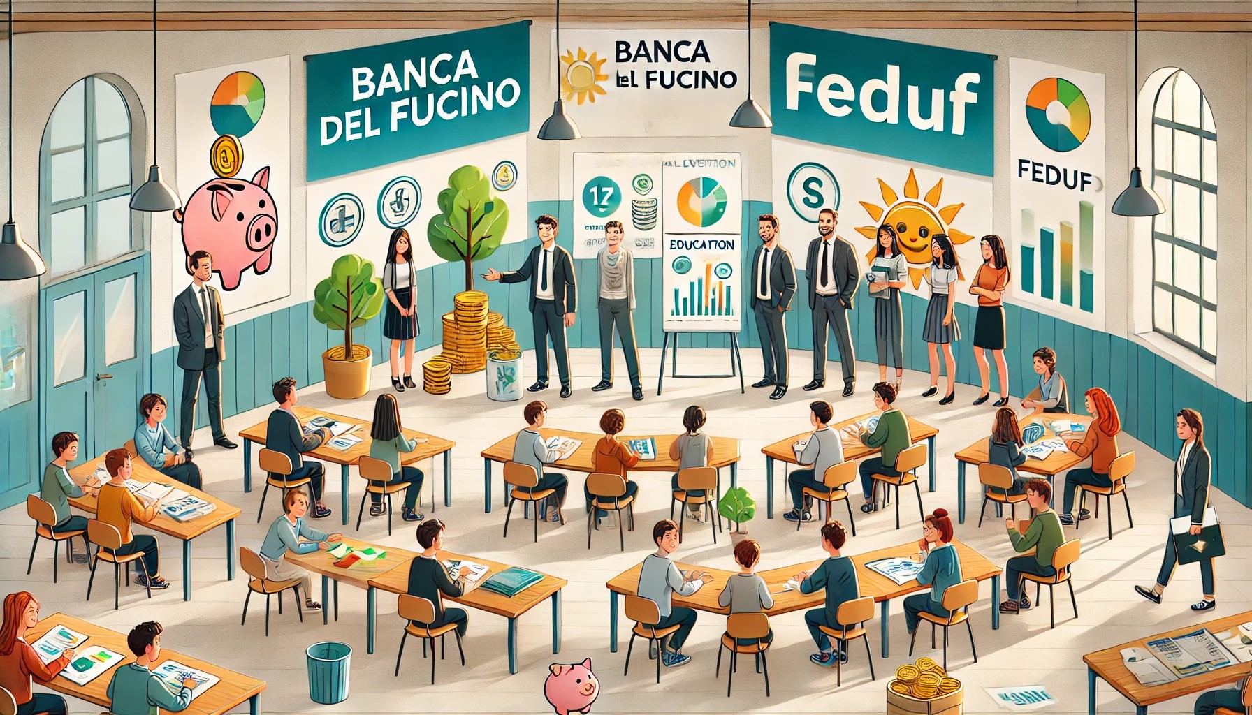 Velletri, Banca del Fucino e FEduF nelle scuole medie con il progetto “Risparmiamo il Paese”