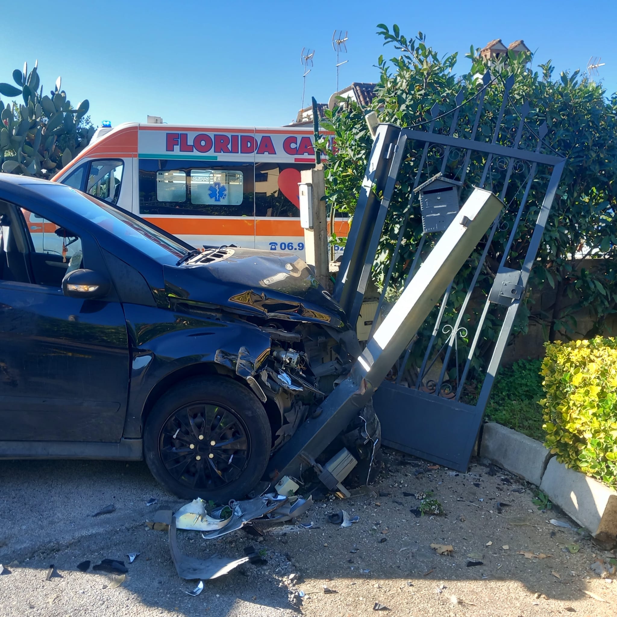 Ariccia, grave incidente su via Corioli