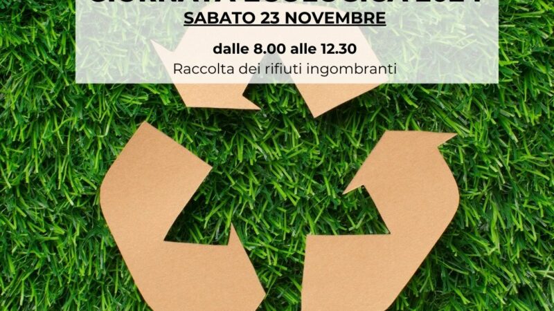 Ciampino, giornata ecologica 23 novembre 2024 dalle ore 08:00 alle 12:30