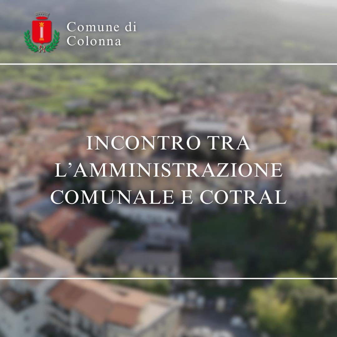 Colonna, incontro tra l’Amministrazione Comunale e Cotral: affrontate le problematiche delle corse mattutine verso Frascati