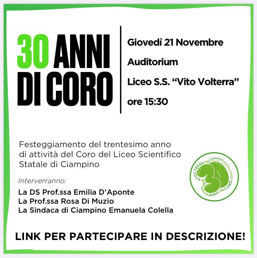 Ciampino, il coro “Unisono” del Liceo Scientifico “Vito Volterra”: musica, inclusività e tradizione corale