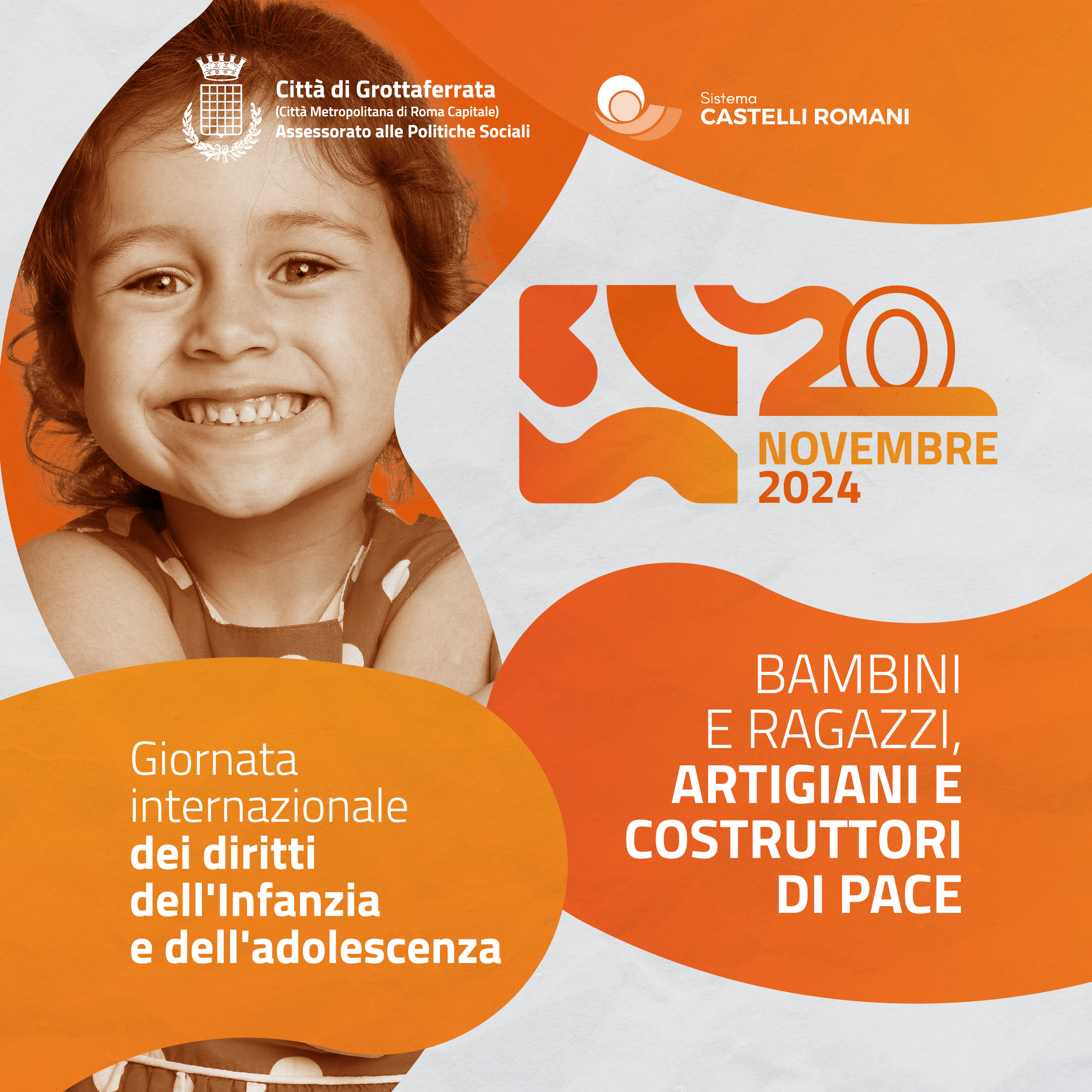 Giornata Mondiale dei Diritti dell’Infanzia e dell’Adolescenza: tante iniziative per i bambini e le bambine di Grottaferrata