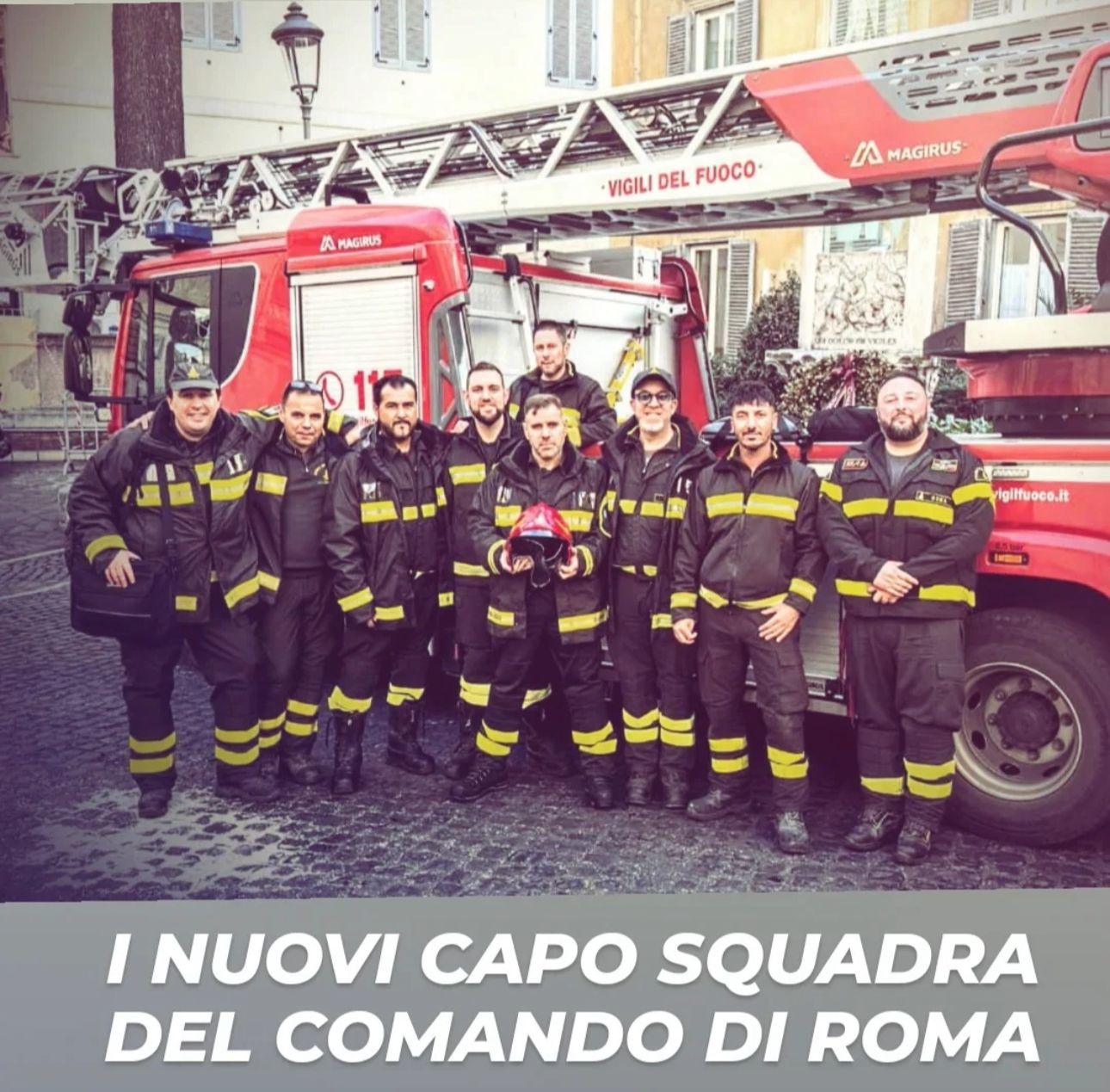 Roma e Provincia, Vigili del Fuoco: nominati 11 nuovi capi squadra volontari