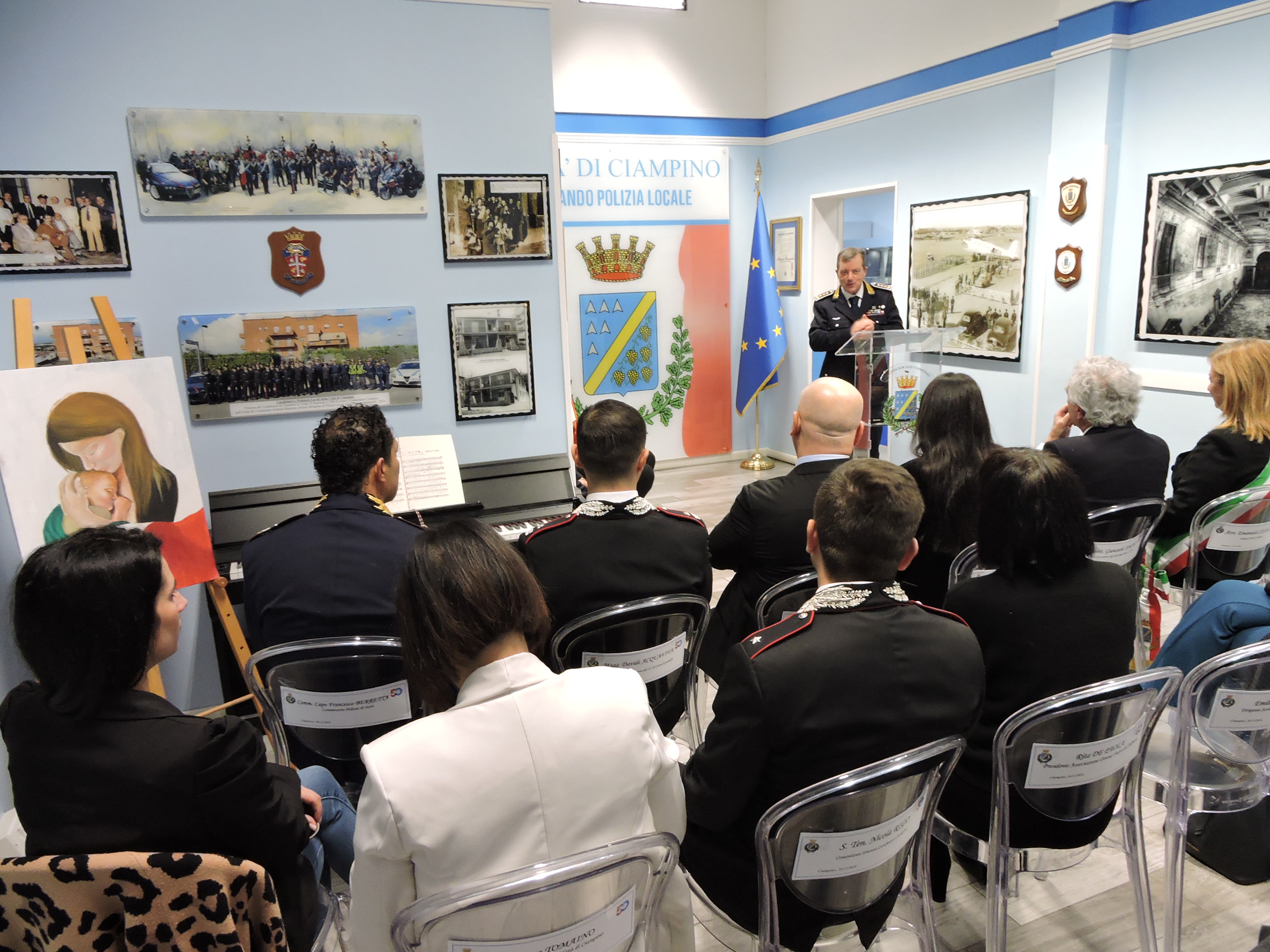 Ciampino, visita istituzionale della presidente della Commissione d’Inchiesta sul Femminicidio al Comando della Polizia Locale con tutte le Autorità (Foto- Video)