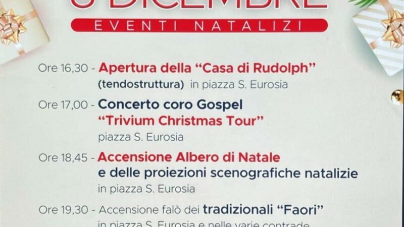 Lariano celebra la festa dell’Immacolata con un programma natalizio ricco di eventi