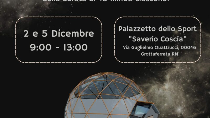 AstroGrotta, il cielo di Natale a Grottaferrata