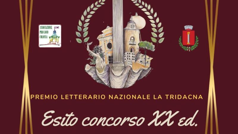 Colonna, annunciati i vincitori del XX Premio Letterario Nazionale “La Tridacna”